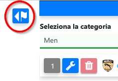 Pulsante per aprire le bandiere per le squadre