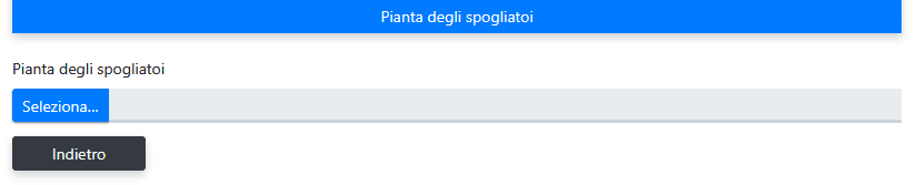 Caricare la planimetria degli spogliatoi