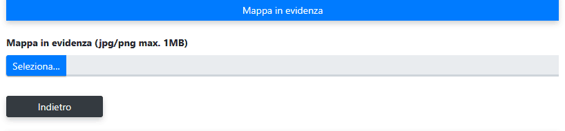 Aggiungere una mappa del sito al torneo